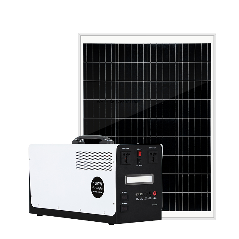 Portable Power Station 500W - ソーラーポータブル発電機 500w 1000w 1500w 110v 220v