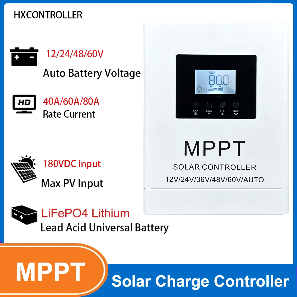 Mppt Solar Charge Controller 60A - MPPT 40A 60A 80A 180VDC ソーラーチャージコントローラー