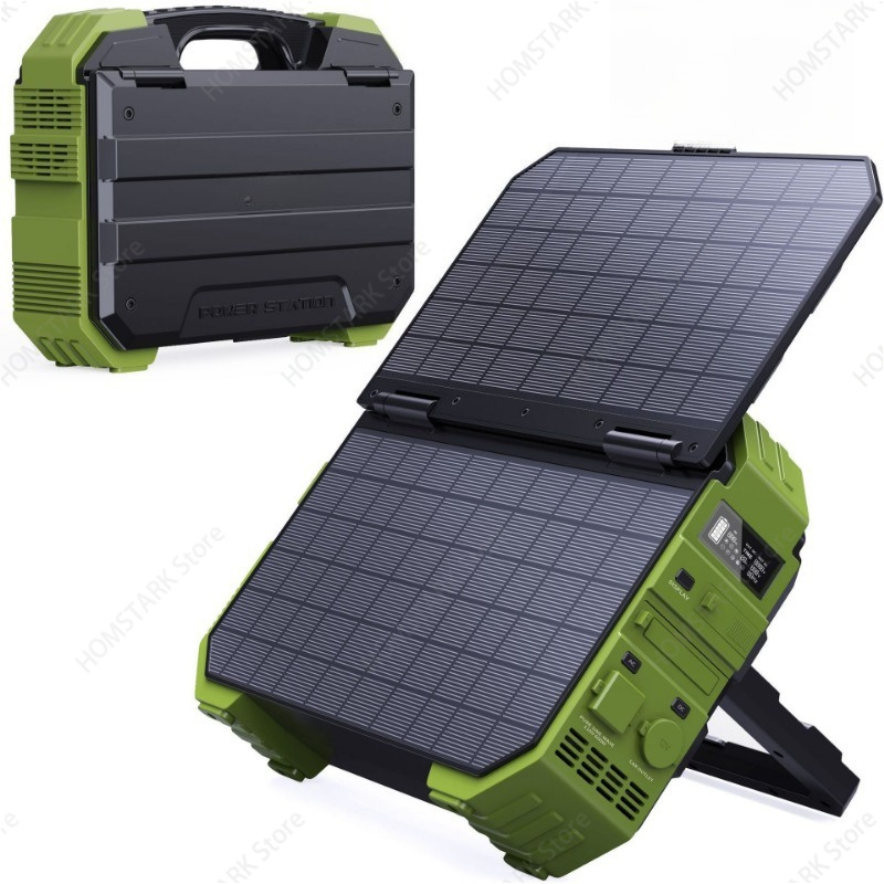 Portable Power Station 1000W - 600W‑1000W ポータブルソーラーパワーステーション EU・US規格 高容量発電機 アウトドア緊急オフグリッド使用向け