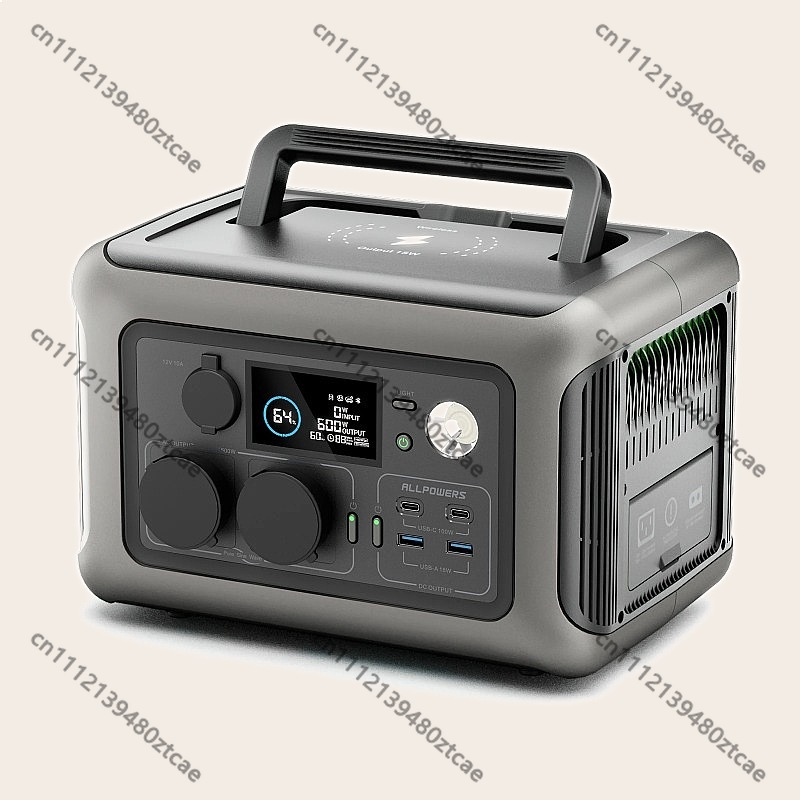 Portable Power Station 600W Ups - 屋外用ポータブル電源 600W PD 100W アプリ制御 緊急用UPS