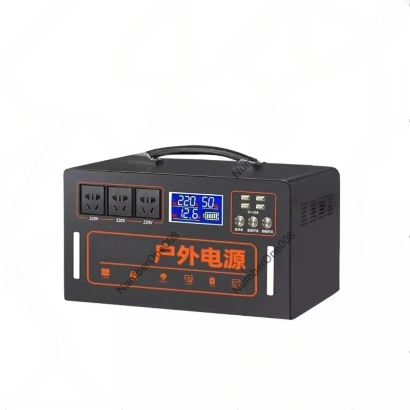 Portable Power Station 600W Ups - ポータブル大容量電源、キャンプや夜市屋台用の屋外エネルギー貯蔵、バックアップバッテリーUPS 220V 600W