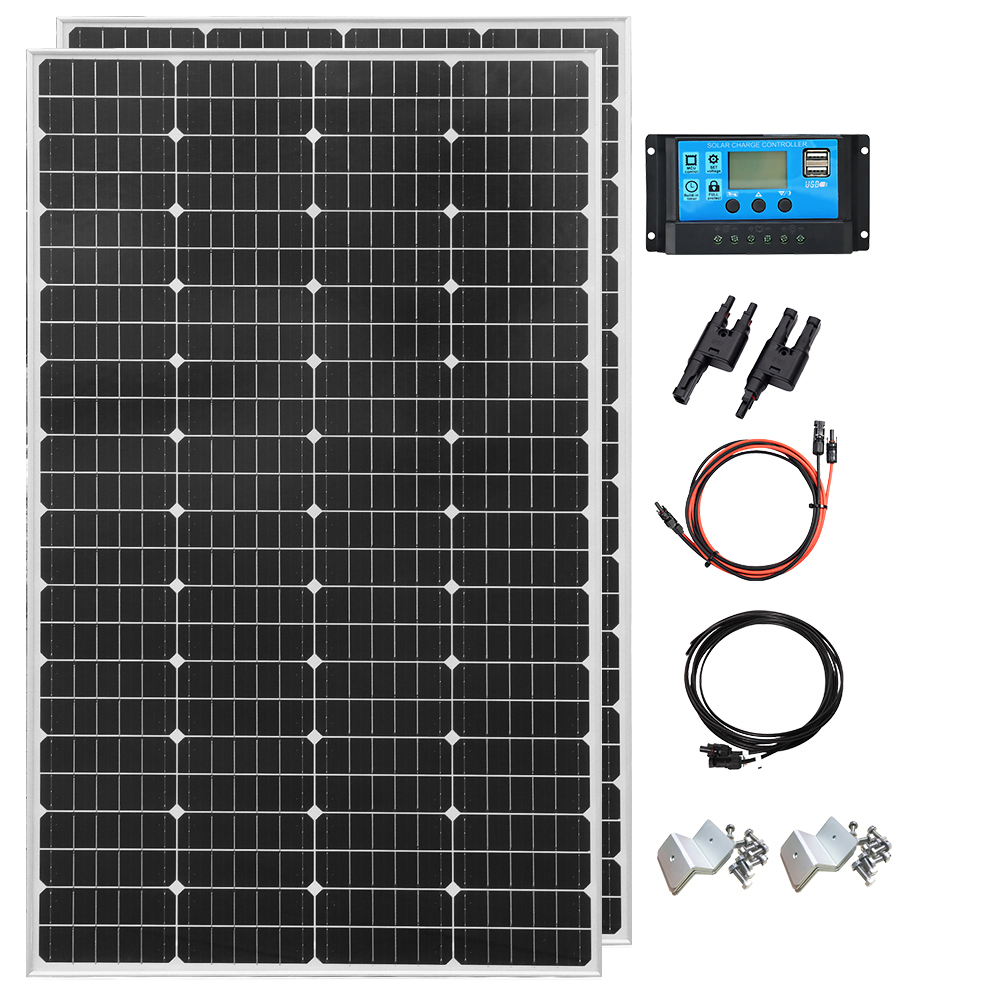 Solar Panel 400W Rigid Monocrystalline - 防水ガラスリジッドソーラーパネル,単結晶セル,ソーラーパネル,充電,キャンプ,家庭,rv,ce,中国,19.8v,200w,400w,26.4 w,v,12v Rigid Solar Panel