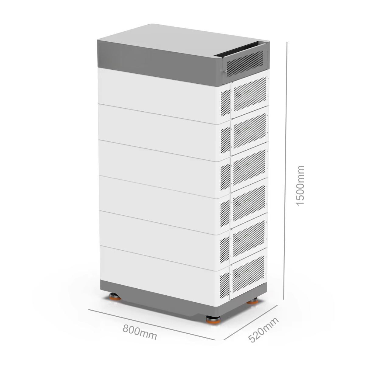 Home Backup Battery 10Kwh Lifepo4 - 高電圧BMS電源 ソーラーバッテリー Lifepo4 104V モジュール式 10KWH