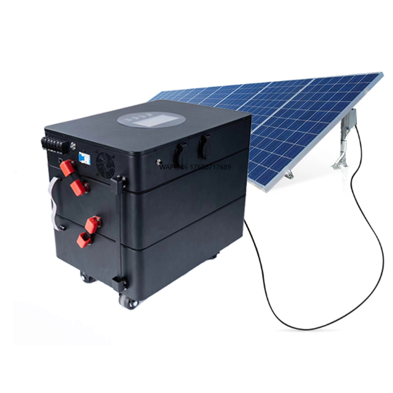 Home Backup Battery 10Kwh Lifepo4 - 5000W ポータブル電源 - 10KWH LiFePO4バッテリー、ソーラー充電対応、家庭/RV/屋外用UPSバックアップ（51.2V 200Ah）