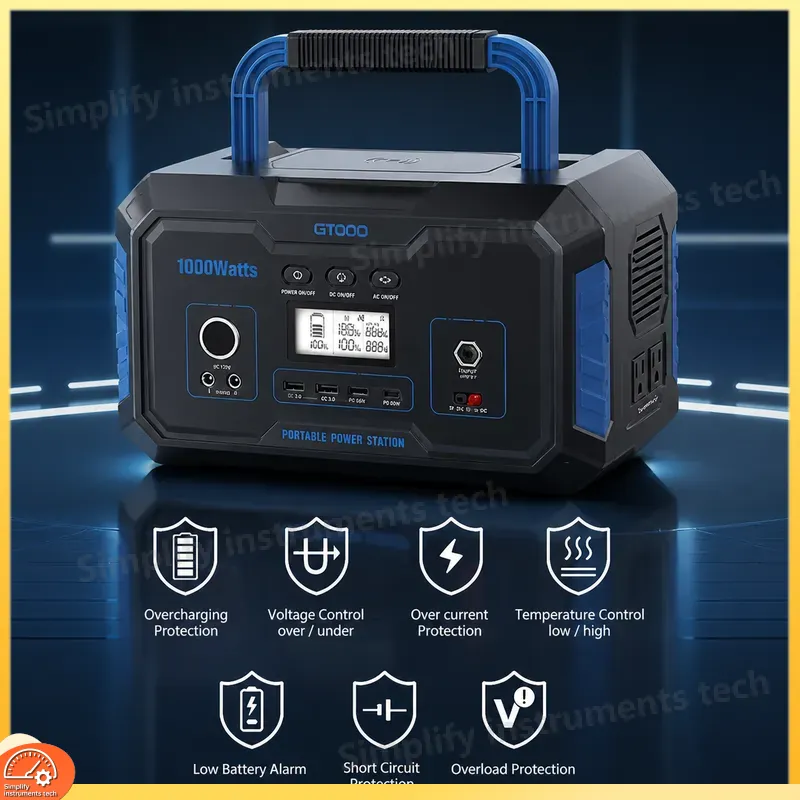 1000Wポータブル電源ソーラージェネレーター、リチウムバッ - Portable Power Station 1000W Pure Sine のレビューと価格