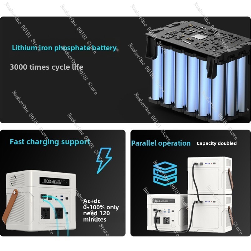 ポータブル1000W屋外電源 大容量蓄電池 バックアップ ポ - Portable Power Station 1000W のレビューと価格