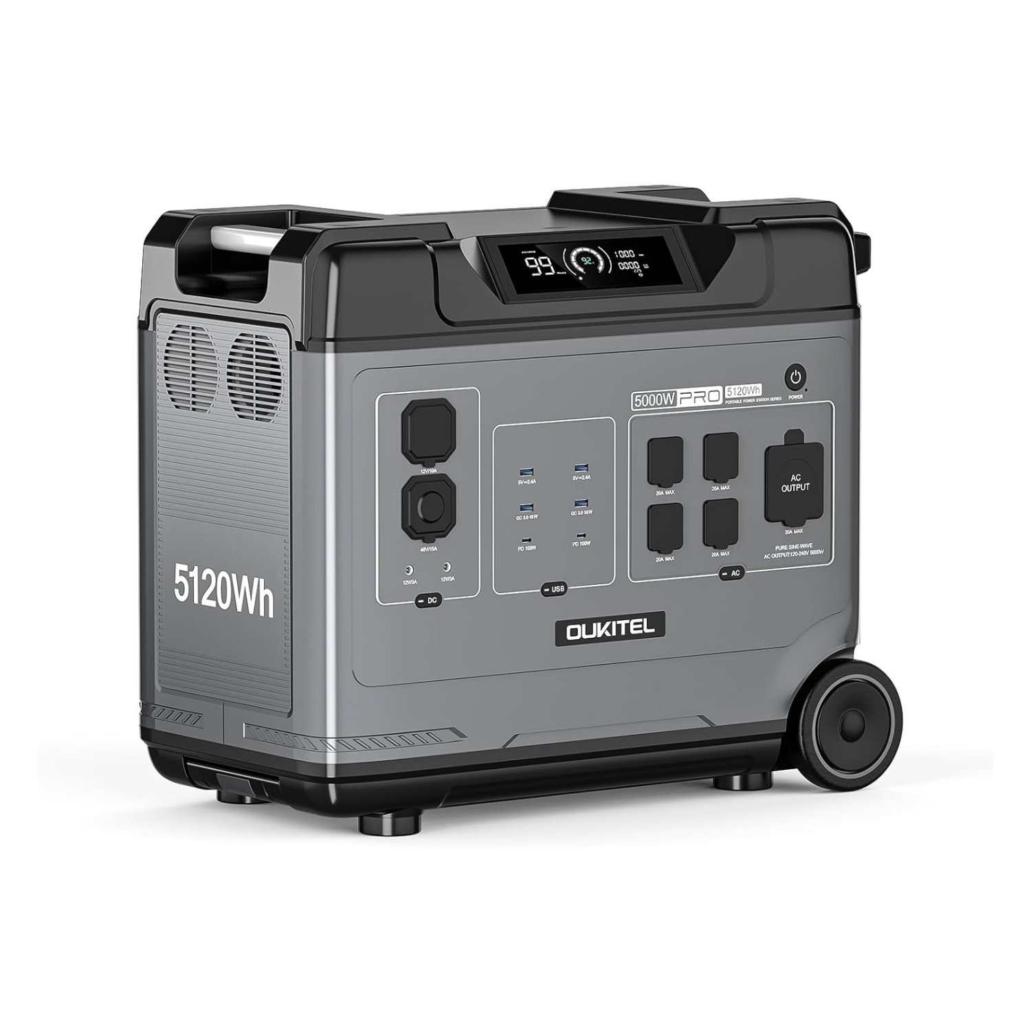 120V/240V 太陽光発電機、ポータブル電源、電力供給ス - Solar Generator 3000W のレビューと価格