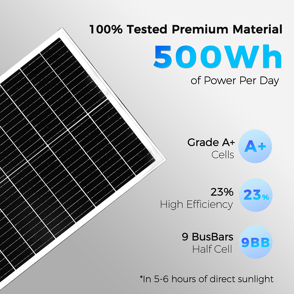 100W リジッドソーラーパネル 1000W 500W 40 - Solar Panel 400W Rigid Monocrystalline のレビューと価格