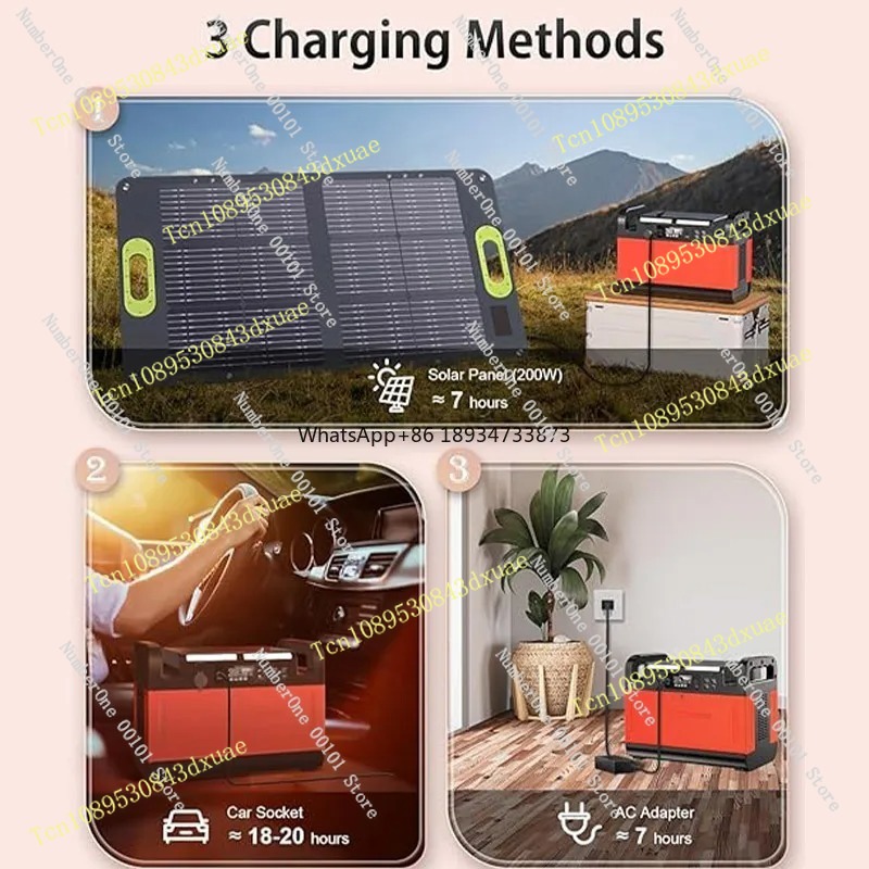 1500Wポータブル電源、ACコンセント付き、キャンプ、旅行 - Portable Power Station 1500W Ac Outlet のレビューと価格