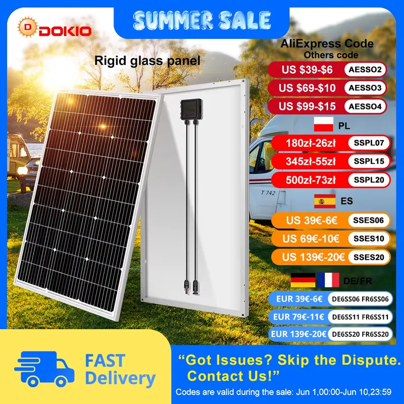 18V 100W/200W/400W リジッドソーラーパネル - Solar Panel 400W Rigid Monocrystalline のレビューと価格