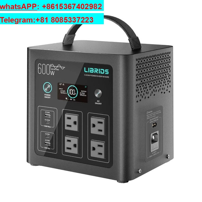ポータブル電源 600W 640Wh、ソーラー発電機、LiF - Portable Power Station 600W Ups のレビューと価格