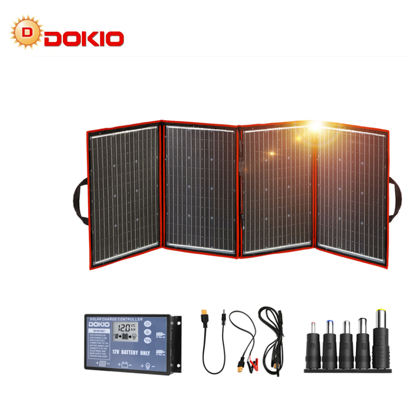 ドキオブランド フレキシブル折りたたみ式200Wモノソーラー - Solar Panel 200W Portable Foldable のレビューと価格