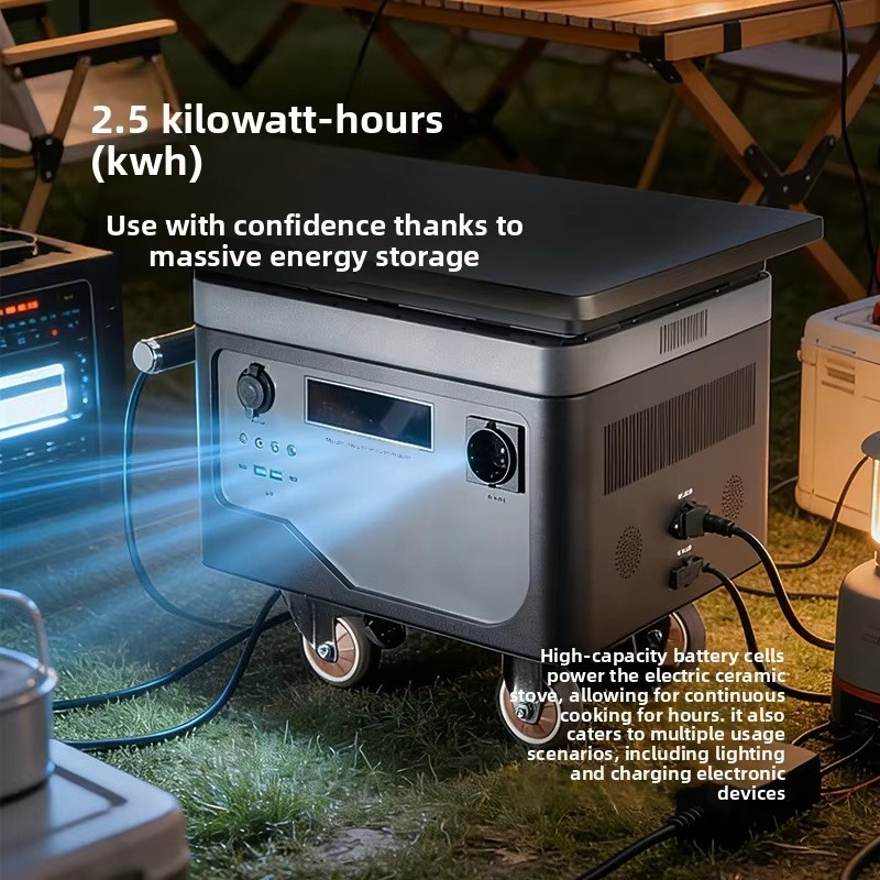 220Vポータブル屋外電源2000WソーラーLiFePO4バ - Portable Power Station 2000W Lifepo4 のレビューと価格