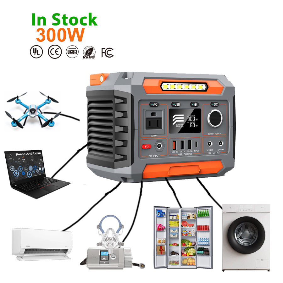 屋外用 110V/220V リチウムイオン電池（LiFePO - Portable Power Station 300W Camping のレビューと価格