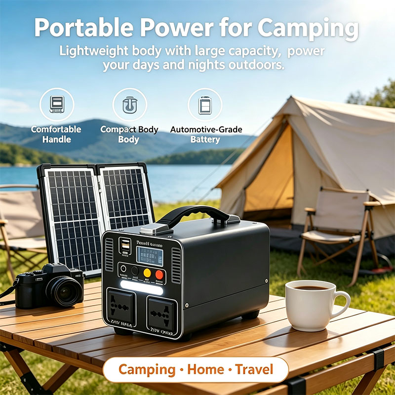 300Wのポータブル電源。220V対応。屋外でのエネルギー貯 - Portable Power Station 300W Camping のレビューと価格