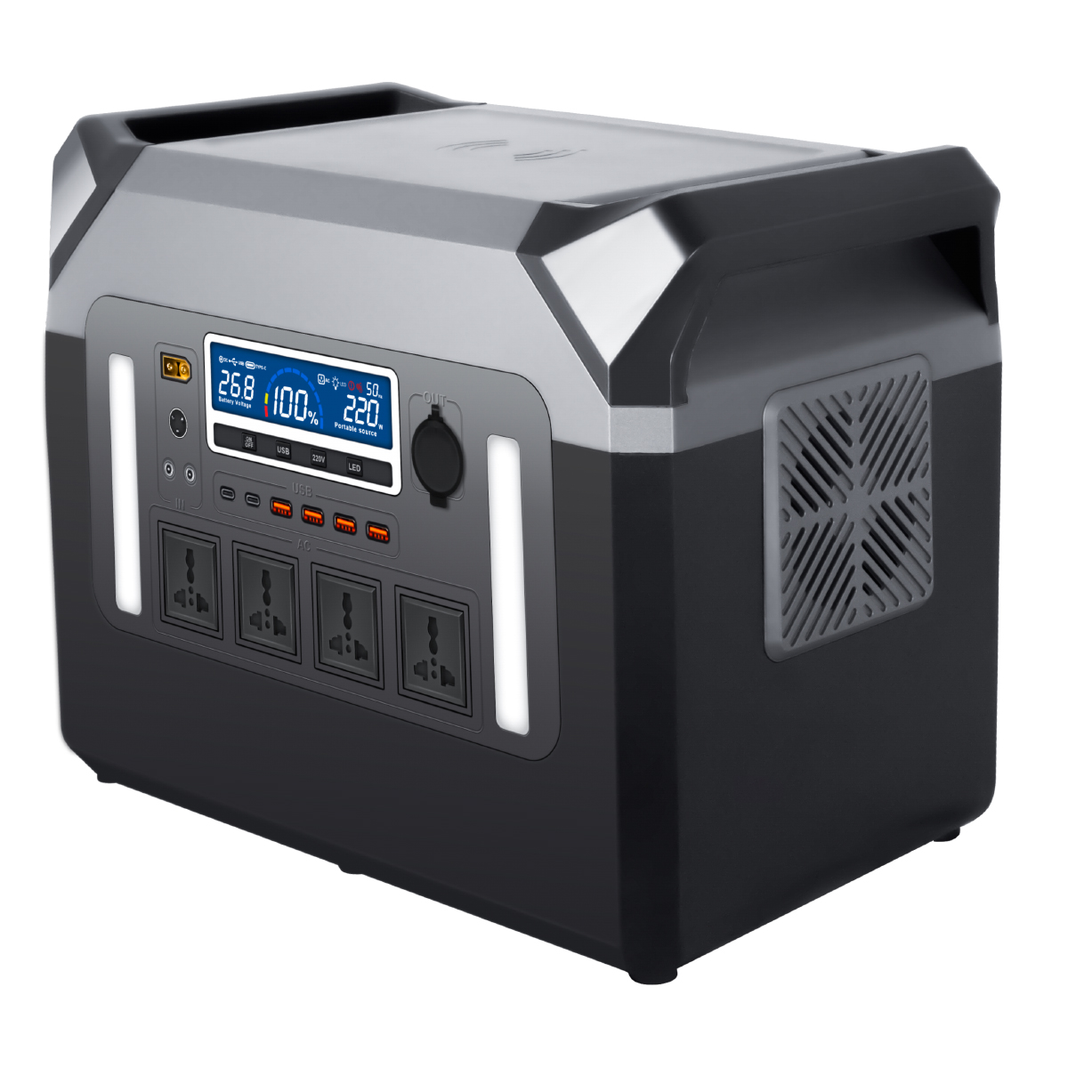 3000Wポータブル電源 ソーラー発電機 リチウムイオンバッ - Solar Generator 3000W のレビューと価格
