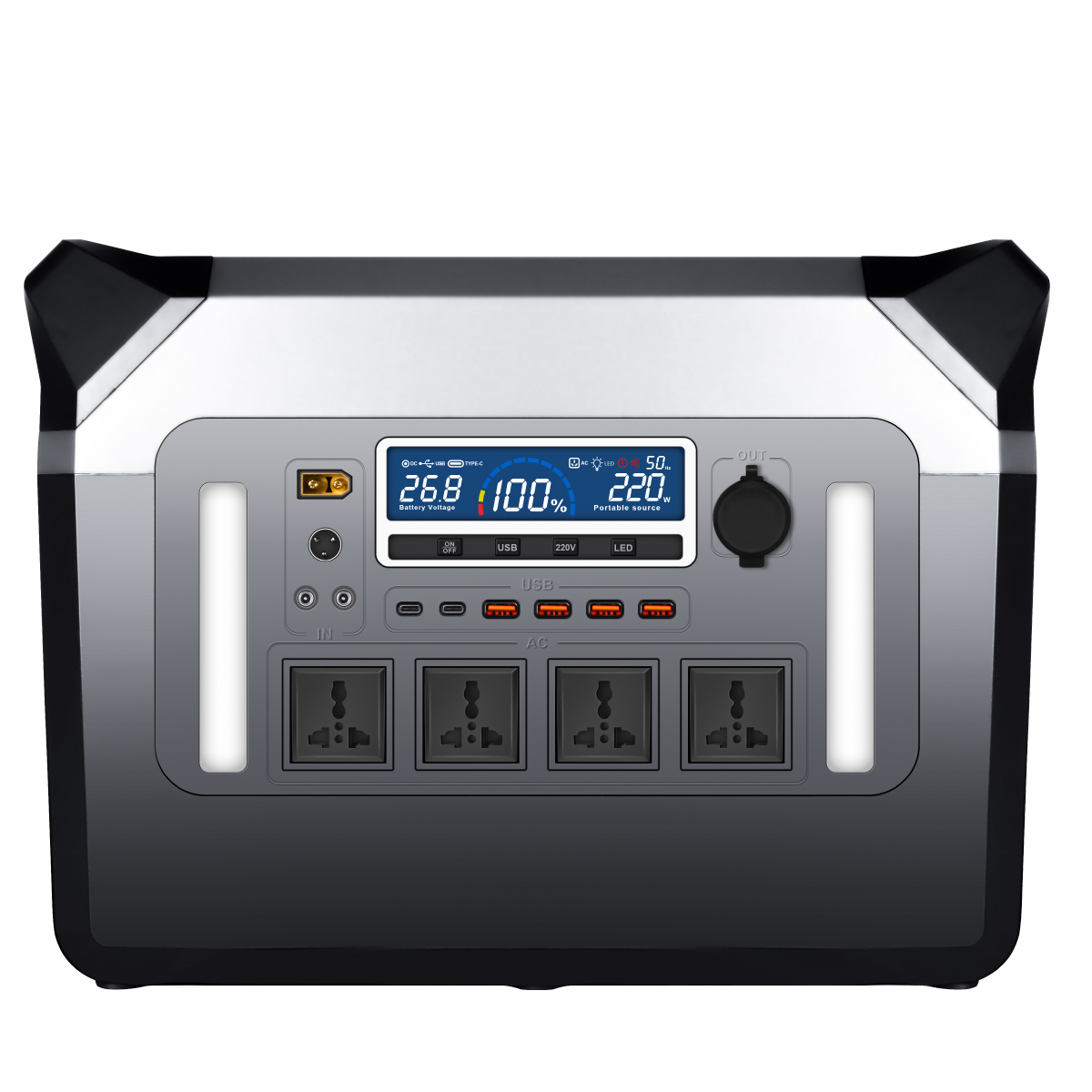 3000Wポータブル電源 ソーラー発電機 リチウムイオンバッ - Solar Generator 3000W のレビューと価格