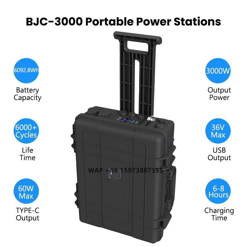 110V 220V ポータブル充電ステーション 3000W  - Solar Generator 3000W のレビューと価格