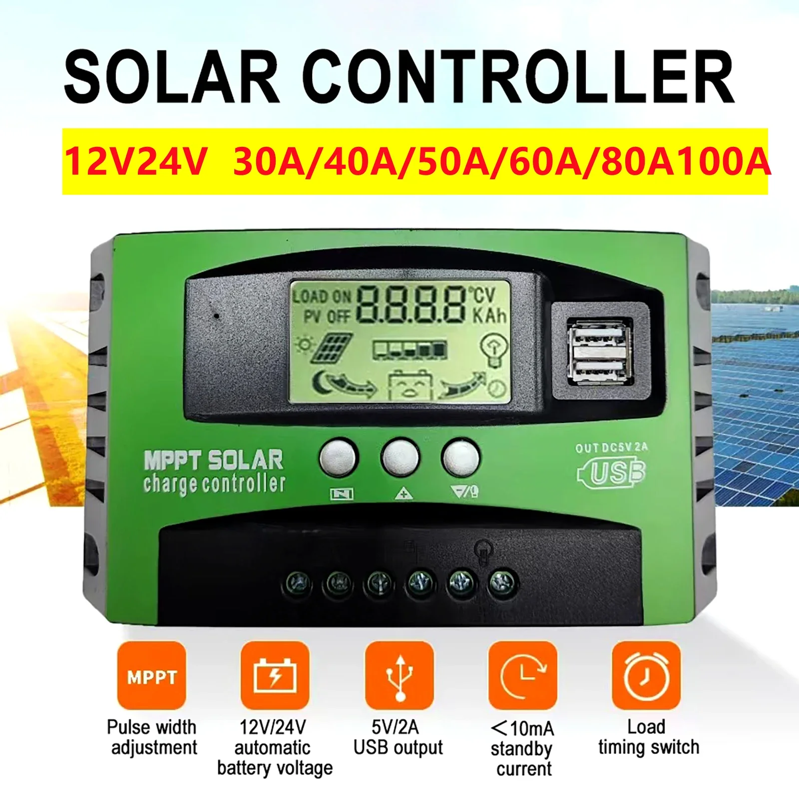 MPPT ソーラー充電コントローラ 30/40/50/60/ - Mppt Solar Charge Controller 60A のレビューと価格