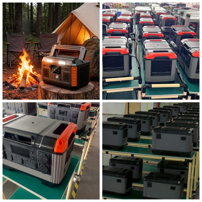 ポータブル電源 220V 500W 屋外用リチウム電池 緊急 - Portable Power Station 500W のレビューと価格