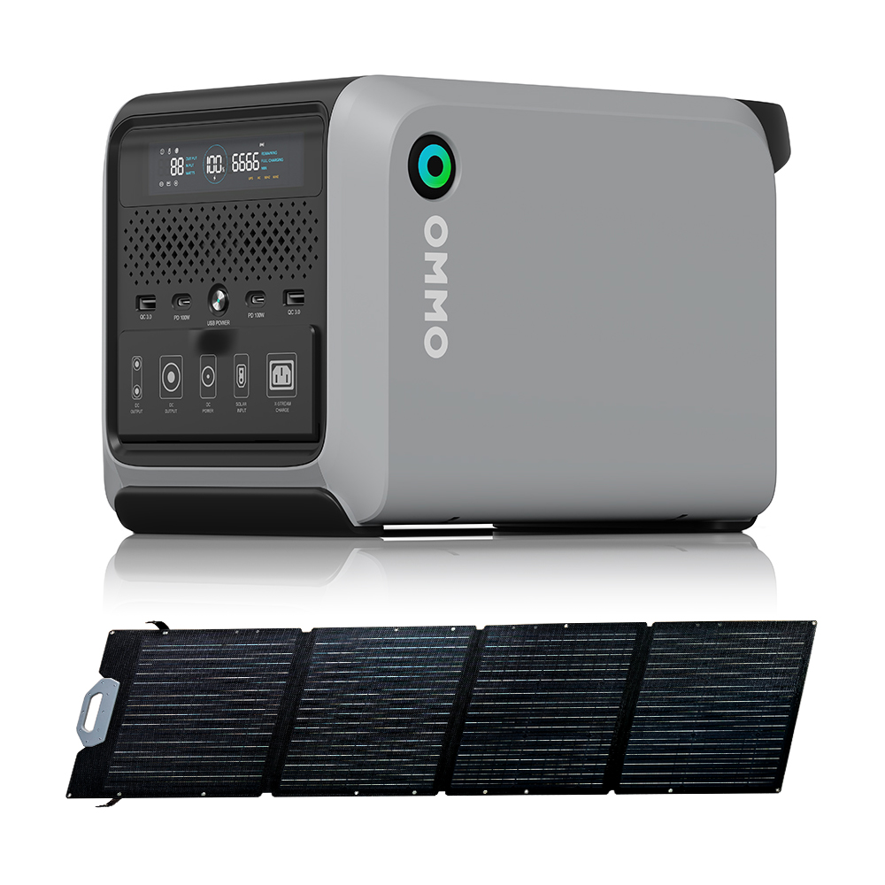 OMMO OM-PV200Z 高効率200Wオールブラック折 - Solar Panel 200W Portable Foldable のレビューと価格
