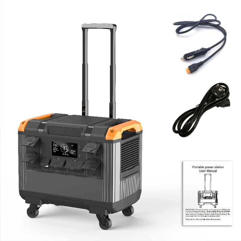 3000W RVポータブル電源 2400Wh LiFePO4 - Power Station 2400Wh Lifepo4 のレビューと価格