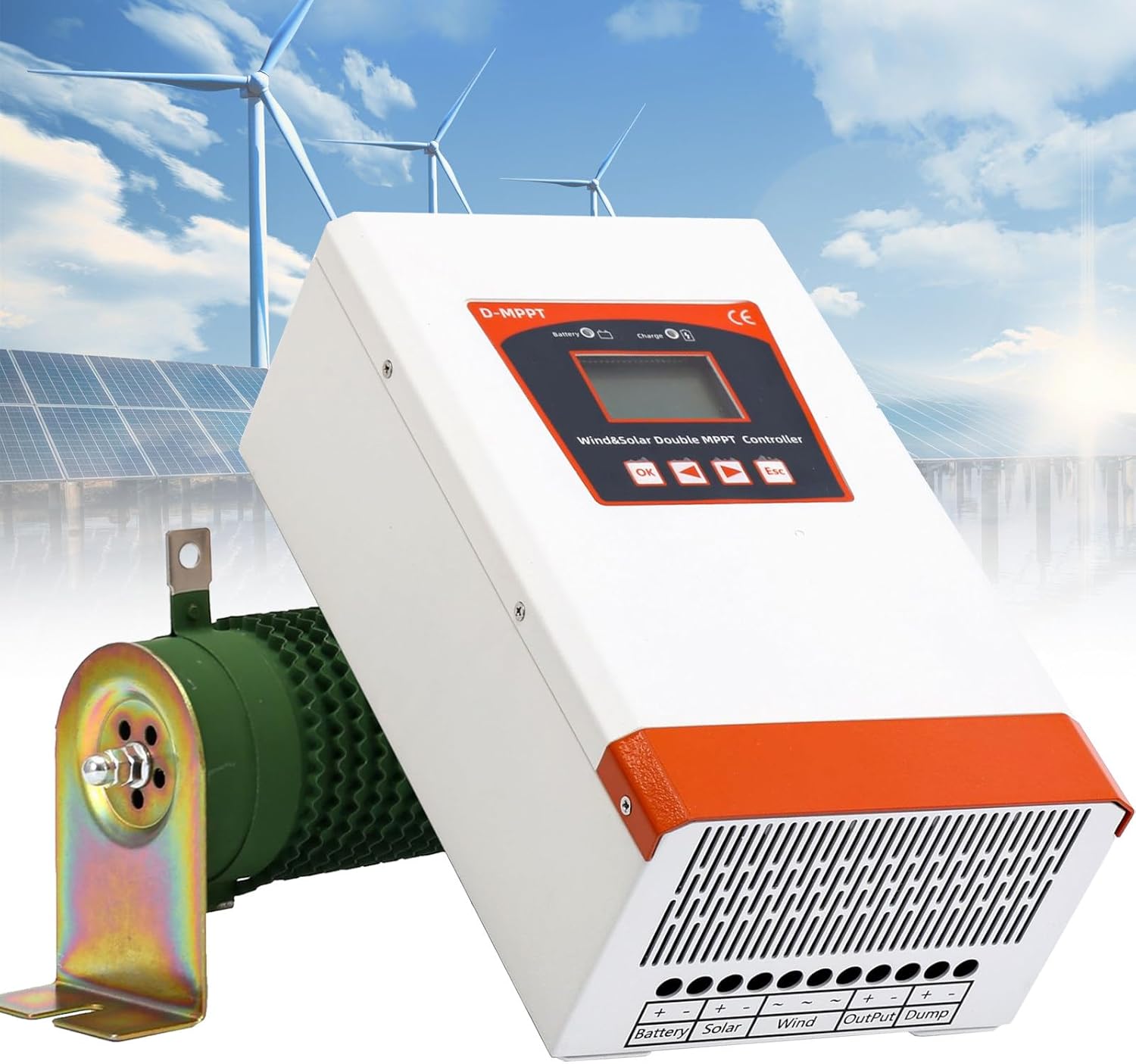 ダブルMPPTハイブリッド風力ソーラーコントローラー 10K - Solar Generator 3000W のレビューと価格