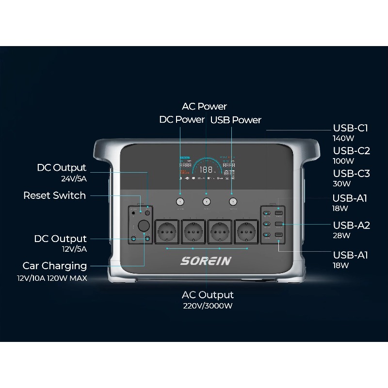 600W 1200W 2400W 3000W UPS発電機  - Portable Power Station 600W Ups のレビューと価格