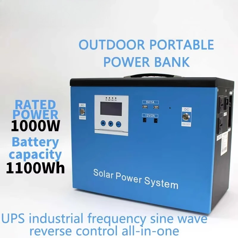 ソーラー発電機2000w 1000wポータブル電源はソーラー - Portable Power Station 1000W のレビューと価格