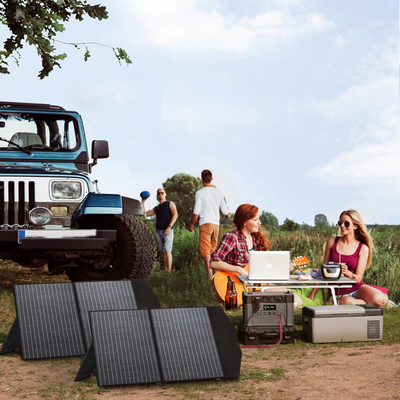 ALLPOWERS 200W/400W 折りたたみ式ソーラー - Solar Panel 200W Portable Foldable のレビューと価格