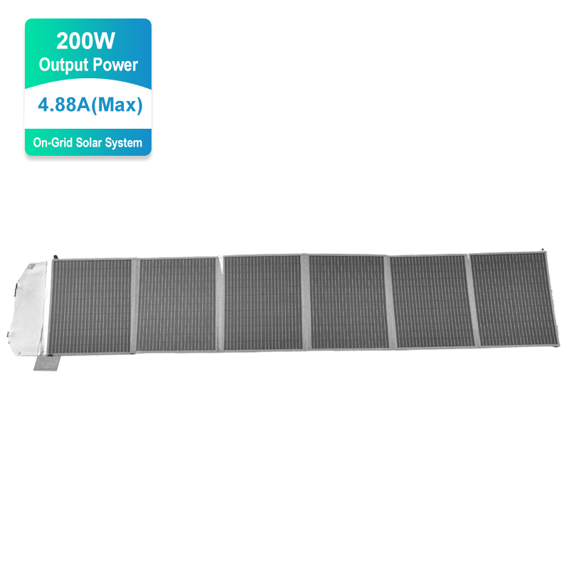 200Wポータブル折りたたみ式ソーラーパネルキット高効率23 - Solar Panel 200W Portable Foldable のレビューと価格