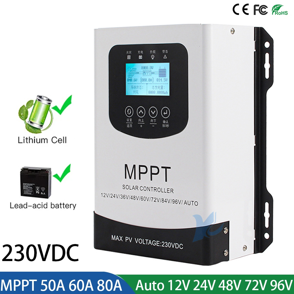 MPPTソーラーチャージコントローラー 12V 24V 48 - Mppt Solar Charge Controller 60A のレビューと価格
