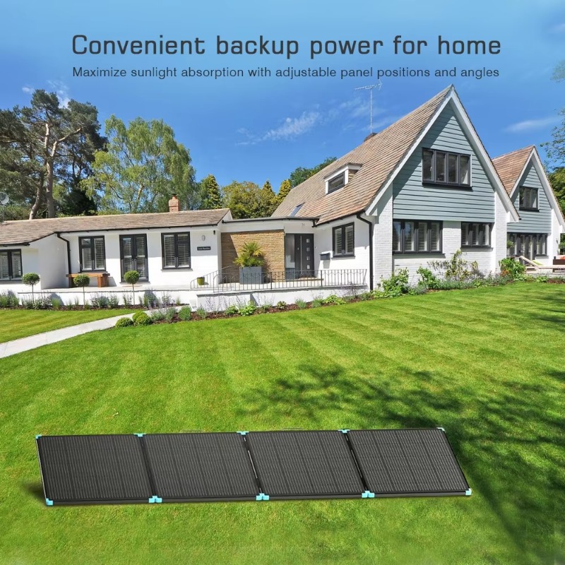 大人気！折りたたみ式ソーラーパネル。カスタマイズ可能な電子式 - Solar Panel 200W Portable Foldable のレビューと価格
