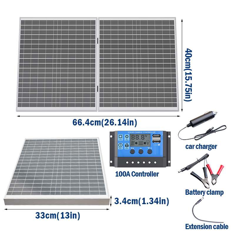 1000W ソーラーパネル 折りたたみ式設計 12V 出力  - Portable Power Station 1000W のレビューと価格