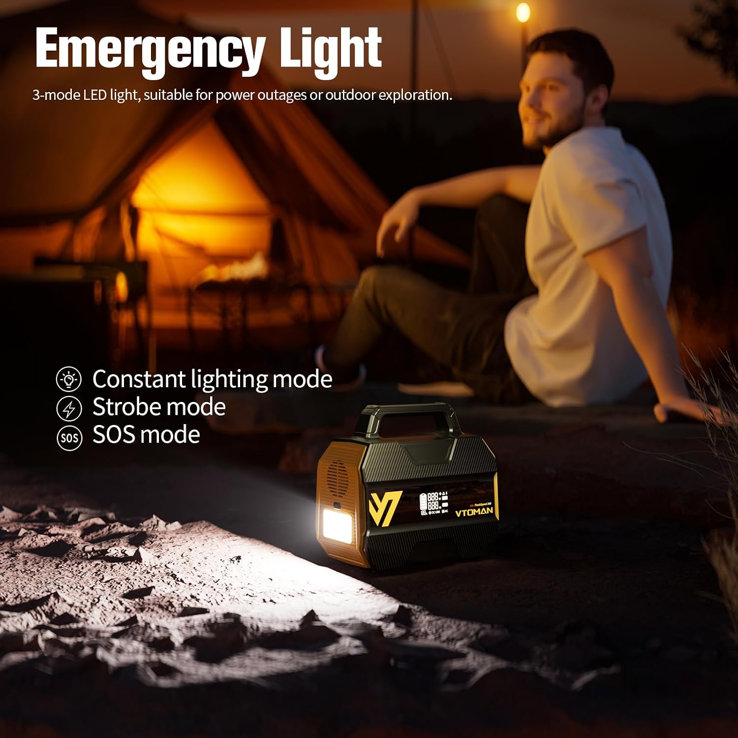 ポータブル電源 300W 230Wh LiFePO4バッテリ - Portable Power Station 300W Camping のレビューと価格