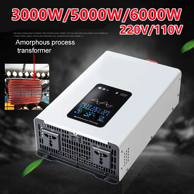 インバーター 正弦波 3000W 5000W 6000W D - Solar Generator 3000W のレビューと価格