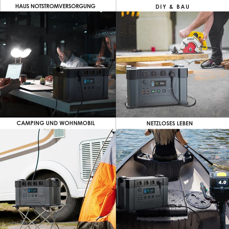 ALLPOWERS パワーステーション 2400W モバイル - Power Station With 30A Rv Outlet のレビューと価格