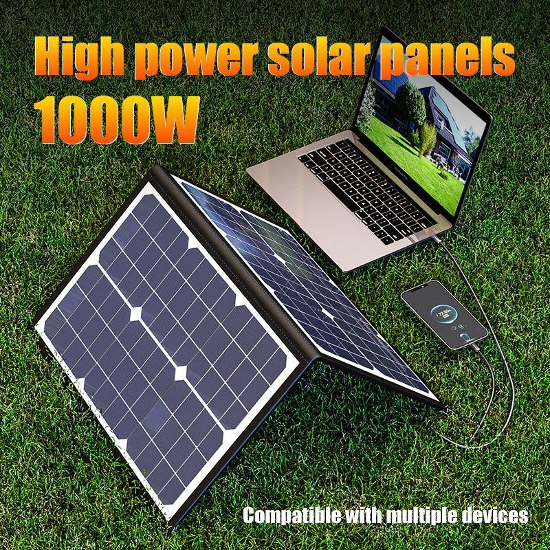 1000 ワットポータブル折りたたみソーラーパネルキット完全 - Portable Power Station 1000W Pure Sine のレビューと価格