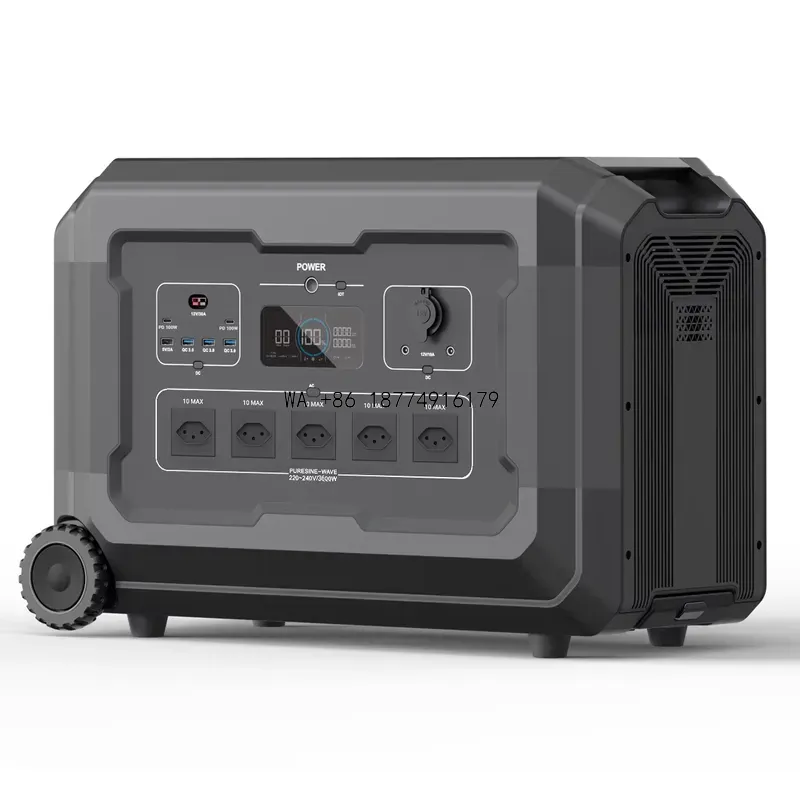 wmwmnu 3KW リチウム鉄リン酸バッテリー搭載、ポータ - Solar Generator 3000W のレビューと価格