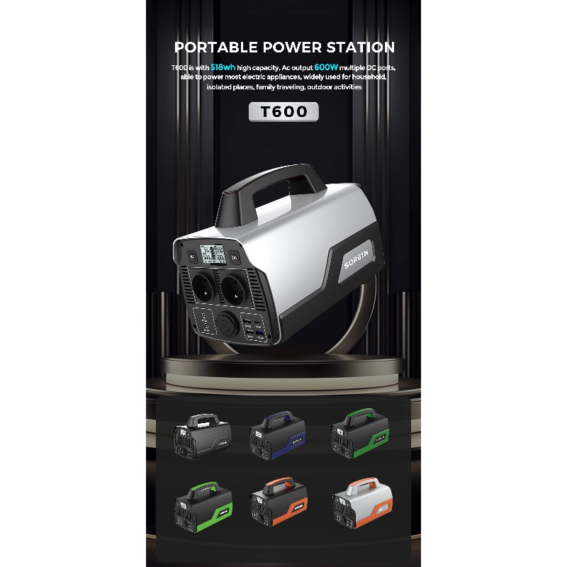 600W UPS発電機 ソーラーLifepo4リチウム電池  - Portable Power Station 600W Ups のレビューと価格