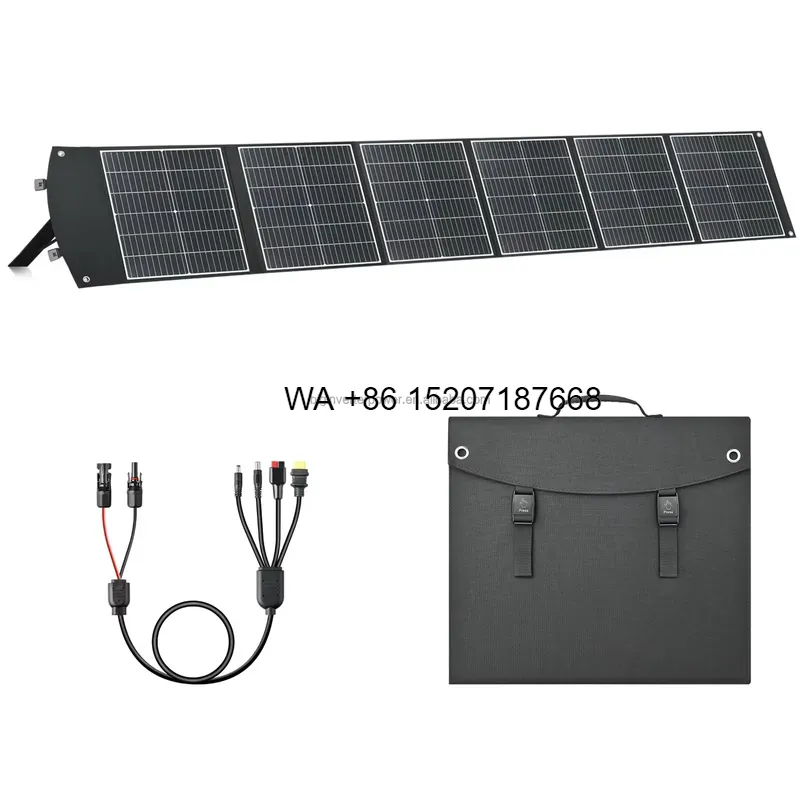Wmwmnu 200W 折りたたみ式ソーラーパネル、単結晶シ - Solar Panel 200W Portable Foldable のレビューと価格