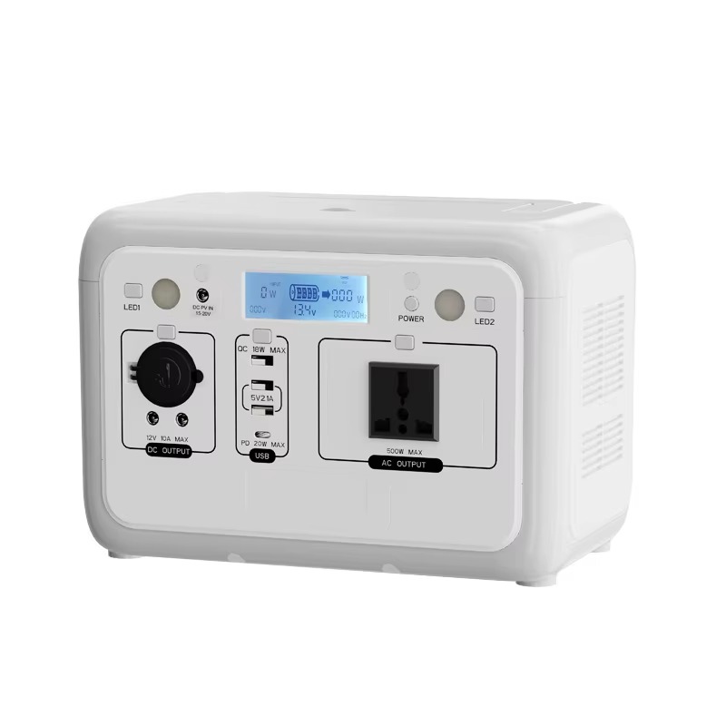 500Wポータブル電源 110V AC 屋外キャンプ用 緊急 - Portable Power Station 500W のレビューと価格