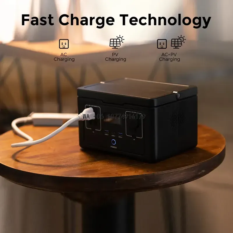 wmwmnu　リチウム鉄リン酸バッテリー搭載のUPS、ポータ - Portable Power Station 600W Ups のレビューと価格