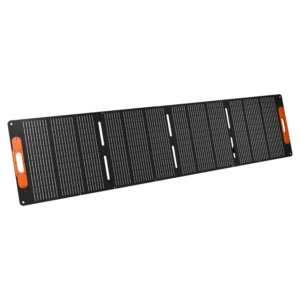ポータブルソーラーパワーステーション シングル型200W折り - Solar Panel 200W Portable Foldable のレビューと価格
