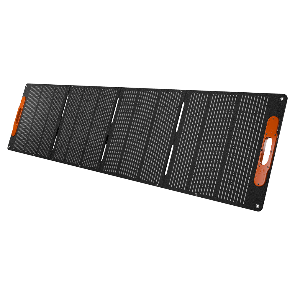 ポータブルソーラーパワーステーション シングル型200W折り - Solar Panel 200W Portable Foldable のレビューと価格
