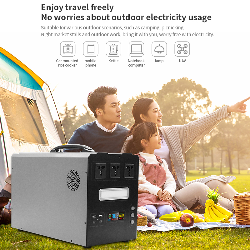 600W 1000W 1500W ポータブル電源、純正弦波M - Portable Power Station 1000W のレビューと価格