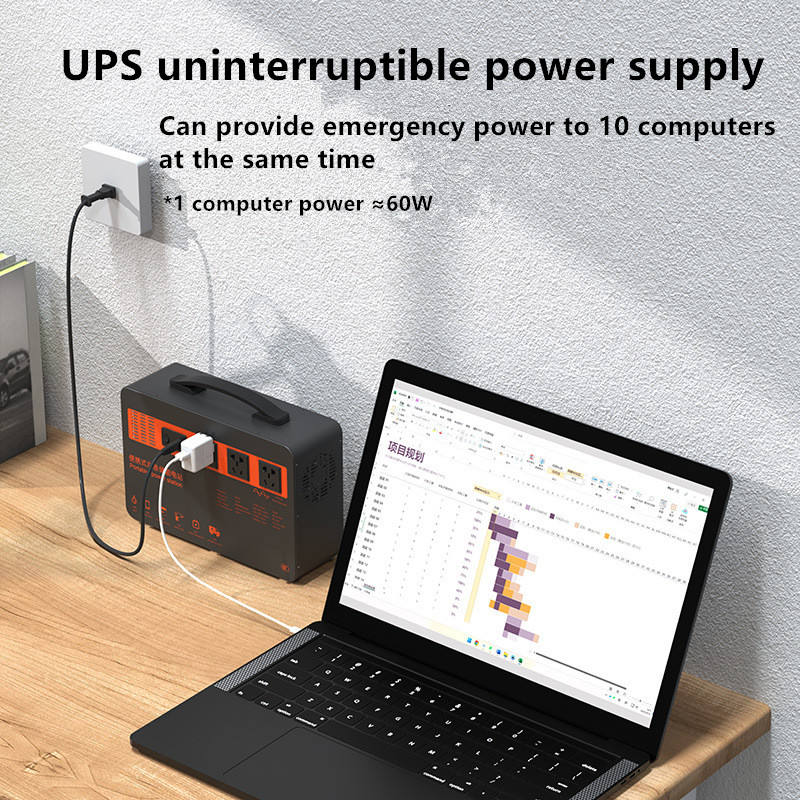 ポータブル600W UPS電源装置 家庭用 キャンプ 旅行用 - Portable Power Station 600W Ups のレビューと価格