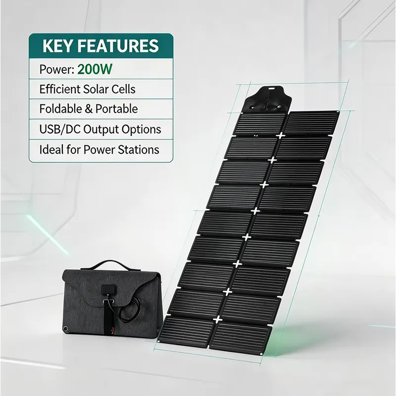 Trucell 200W 折りたたみ式ソーラーパネル。変換効 - Solar Panel 200W Portable Foldable のレビューと価格