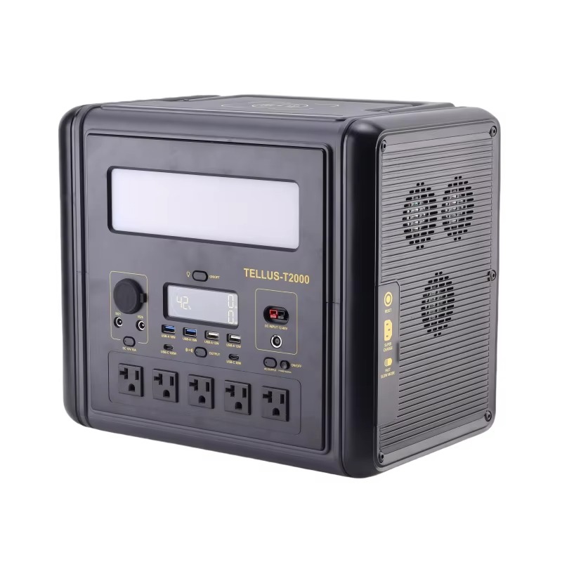 2000W 1536WH ポータブル電源 ソーラー発電機 L - Portable Power Station 2000W Lifepo4 のレビューと価格