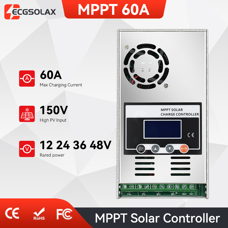 ECGSOLAX 60A MPPT ソーラー充電コントローラ - Mppt Solar Charge Controller 60A のレビューと価格